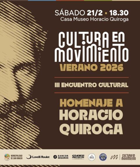 Cultura: el III encuentro cultural del verano será en la Casa Museo de Quiroga