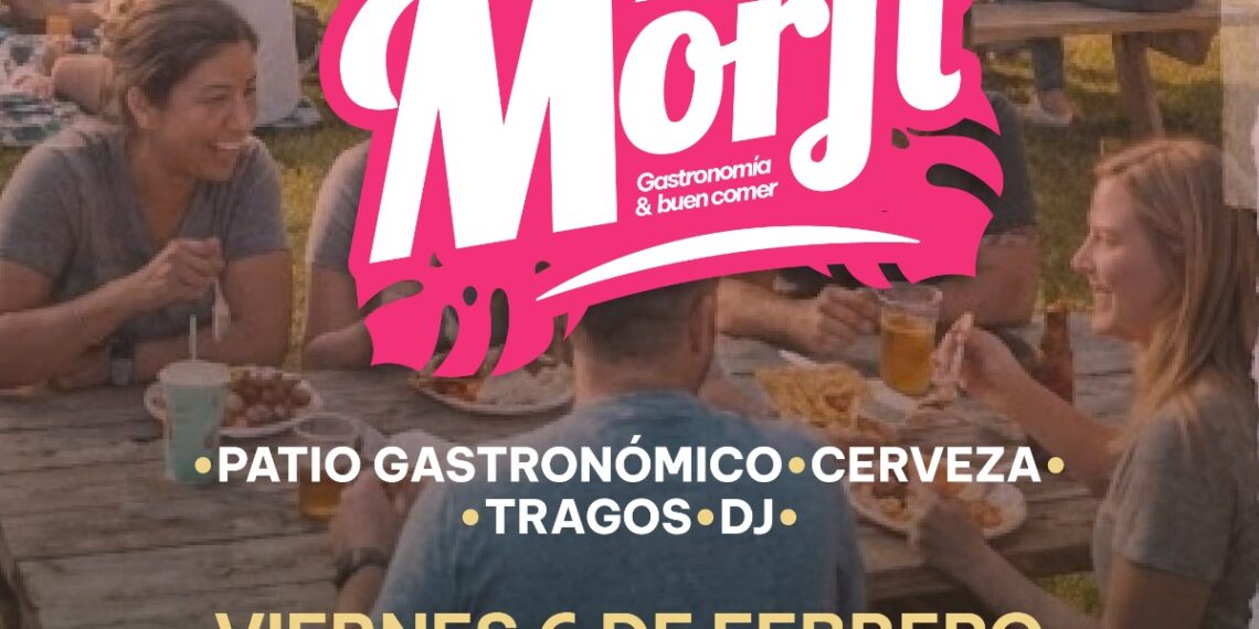 Llega la Feria Morfi, un patio gastronómico con tragos y DJ al aire libre
