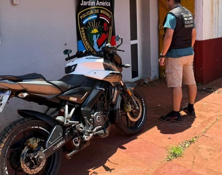 Recuperaron una moto con pedido de captura en Jardín América tras ser publicada a la venta