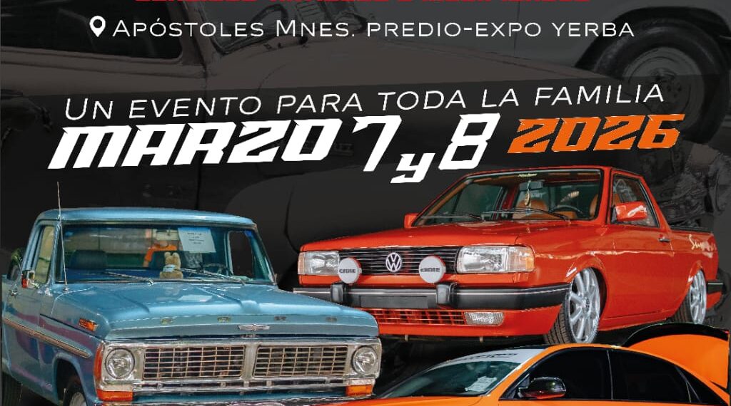Apóstoles recibe a los autos Clásicos y Modificados