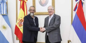 Passalacqua recibió al Cónsul General de España en Rosario en el marco de de una misión consular itinerante