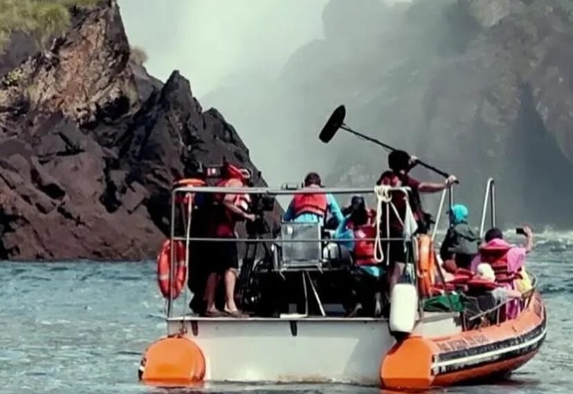 Las Cataratas del Iguazú, escenario de la película “El último gigante” que estrenará Netflix en abril