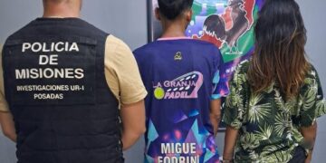 Detuvieron a pareja dedicada al robo de baterías en Posadas