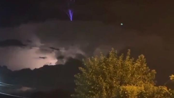 Blue Jet: el extraño fenómeno meteorológico que se observó en el cielo de Tucumán