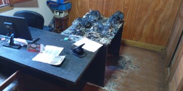 Habría provocado un principio de incendio en la oficina de su tía y terminó detenido