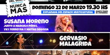 Posadas recuerda: Festival por la Memoria, a 50 años del golpe cívico militar en Argentina