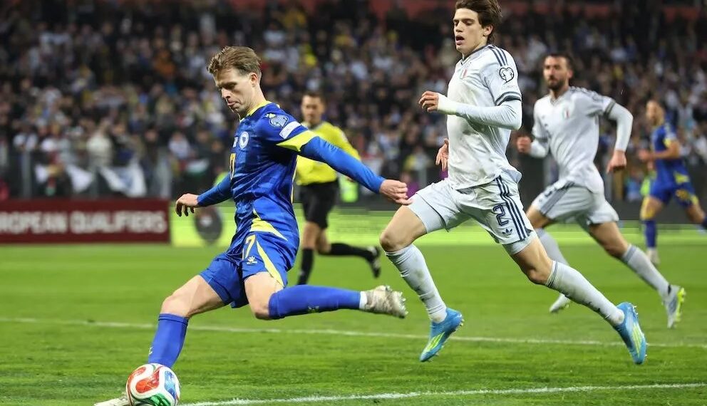 Italia quedó afuera del Mundial por tercera vez consecutiva: cayó por penales ante Bosnia