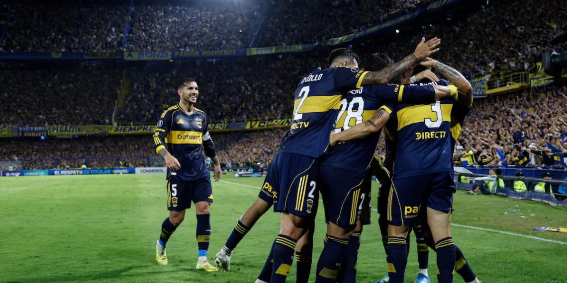 Boca goleó a Barcelona de Ecuador y sigue invicto en la Copa Libertadores