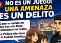 La Policía de Misiones advierte sobre las consecuencias de realizar amenazas en las escuelas