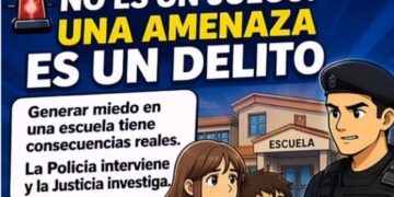 La Policía de Misiones advierte sobre las consecuencias de realizar amenazas en las escuelas
