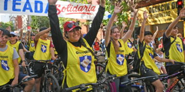 Por las malas condiciones del tiempo, suspenden la bicicleteada solidaria del Roque González
