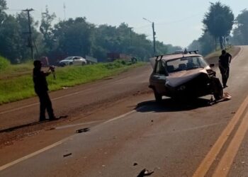 Eldorado: siniestro vial dejó dos heridos en la Ruta Nacional 12