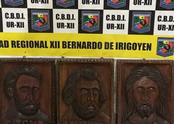 La Policía de Misiones recuperó obras de arte robadas de una iglesia de Brasil y detuvo al autor