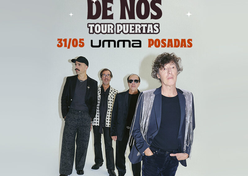 Últimas entradas disponibles para vivir una noche a puro rock con Cuarteto de Nos en Posadas