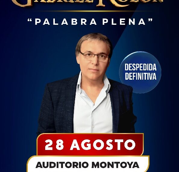 El Lic. Gabriel Rolón llega al Montoya con la despedida definitiva de “Palabra Plena”