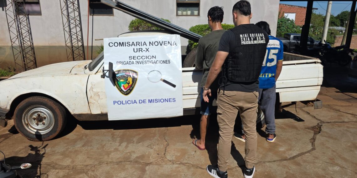 Cayeron los “roba chapas” de Garupá: dos detenidos por una seguidilla de robos
