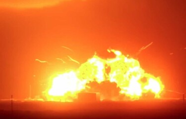 Un cohete de Blue Origin explotó en pleno lanzamiento en Cabo Cañaveral