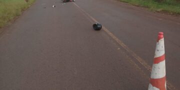 Motociclista sufrió despiste en la Ruta Provincial 17 y permanece en grave estado