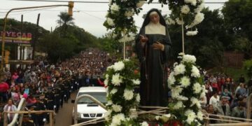 Comienzan las actividades para honrar a Santa Rita en Posadas