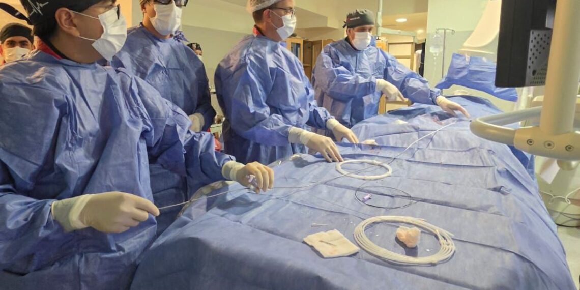 El Madariaga realizó por primera vez en Misiones una tromboaspiración y salvó la vida de una paciente