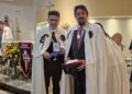 Prestigiosa distinción internacional: Patricia Durán y Maurice Closs fueron investidos como Dama y Caballero de la Orden del Camino de Santiago