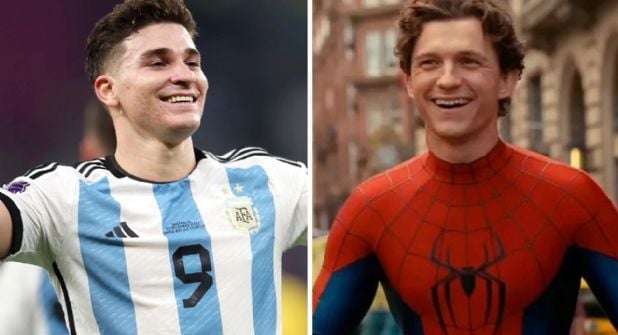 El inesperado mensaje de Tom Hollan a Julián Álvarez: “¡Serías un gran Spider-Man!”