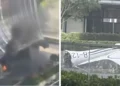 Una avioneta se estrelló contra la torre más alta de Beijing y causó pánico