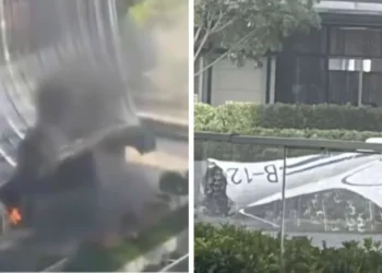 Una avioneta se estrelló contra la torre más alta de Beijing y causó pánico