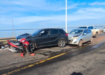 Choque en cadena sobre el Puente Internacional: sin personas lesionadas