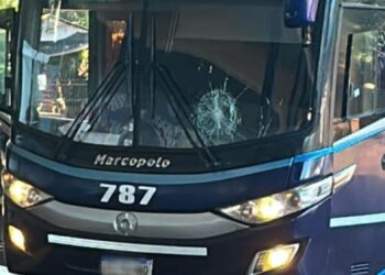 Llegó alcoholizado a la terminal, creyó que el colectivo se había retrasado y lo atacó a pedradas: terminó preso