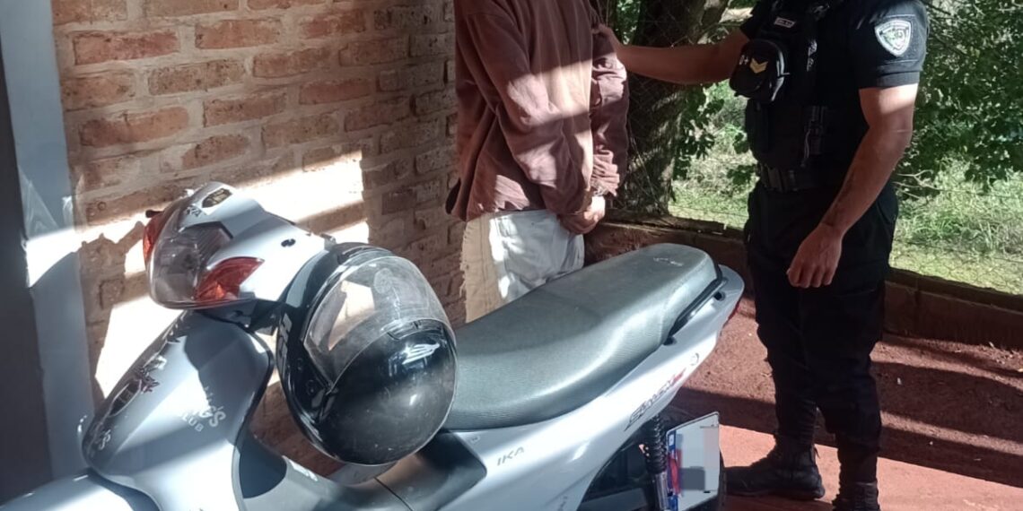 Se hizo pasar por mototaxista, asaltó a una jubilada y fue capturado horas después en Azara