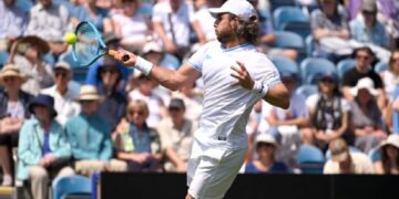 Trungelliti trabajó un partidazo pero no pudo en Wimbledon 2026