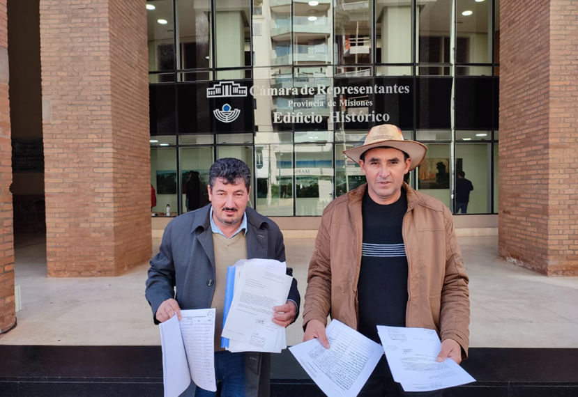 Vecinos insisten con el proyecto de municipalización del Moconá: presentaron firmas ante la Legislatura