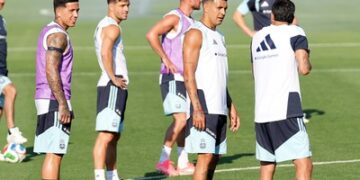La Selección argentina viaja a Texas y luego realizará su última práctica antes del amistoso con Honduras