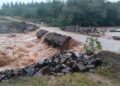 La Policía cerró preventivamente el puente sobre el arroyo Yabebiry para evitar riesgos por el temporal