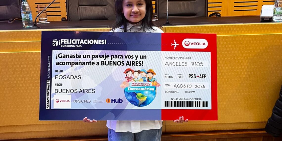 Ángeles Ríos ganó el concurso “Una gota, una acción” y representará a Misiones en la instancia nacional