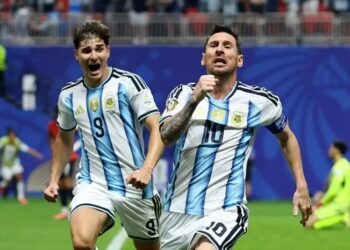 En un partido infartante, Argentina venció a Egipto por 3 a 2 y se metió en los cuartos de final