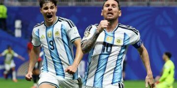 En un partido infartante, Argentina venció a Egipto por 3 a 2 y se metió en los cuartos de final