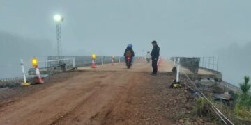 Habilitaron nuevamente la circulación sobre el puente del arroyo Pindaytí