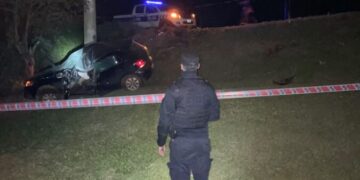 El Soberbio: un hombre falleció tras un despiste sobre la Ruta Provincial 2
