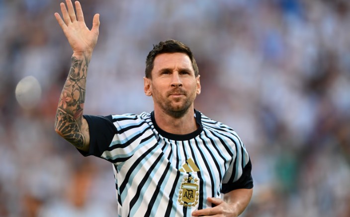 Messi llegó a Rosario para pasar unos días con su familia