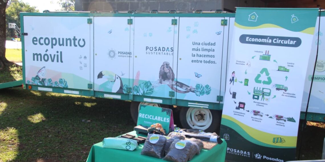 Posadas potencia el reciclaje en vacaciones de invierno con los ecocanje