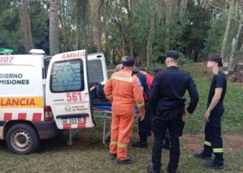 Asistieron a una turista francesa tras sufrir una caída en el Parque Salto Encantado