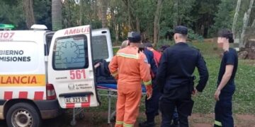 Asistieron a una turista francesa tras sufrir una caída en el Parque Salto Encantado