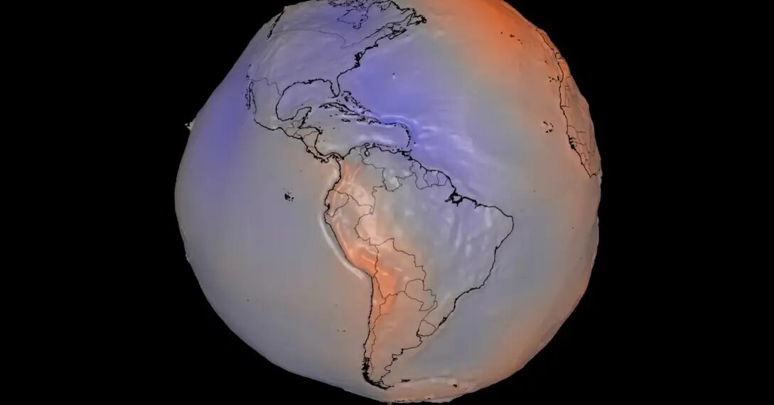 La NASA mostró la “verdadera forma” de la Tierra y explicó qué representa la imagen viral