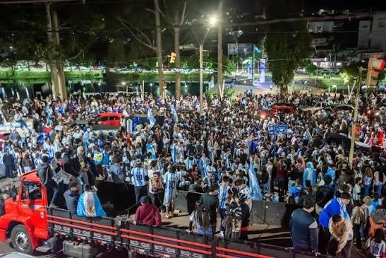 Irigoyen: un policía fue agredido con arma blanca durante las celebraciones de la final del mundial