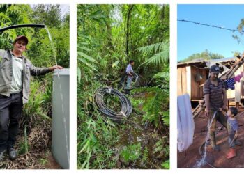 Misiones: familias rurales que participan de proyecto de restauración de la selva mejoran su acceso al agua