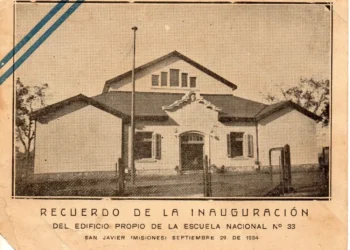 La histórica Escuela de San Javier “Onésimo Leguizamón” ya es Patrimonio Histórico y Cultural Provincial