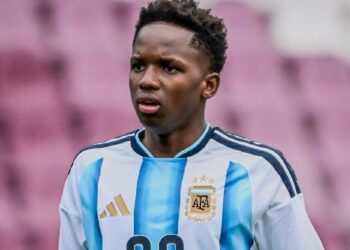 Kiki Ramos, el juvenil nacido en Haití debutó en la Selección argentina Sub 17