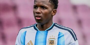 Kiki Ramos, el juvenil nacido en Haití debutó en la Selección argentina Sub 17